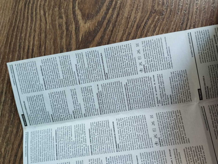 Sapatos Pós-Cirúrgicos (com tacão, 39-40)