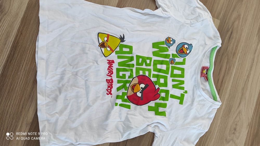 Bluzka 128-134 Angry birds