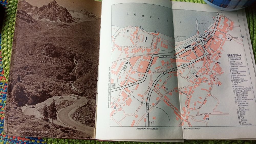 Stary przewodnik dla kierowców ,Austria 1963