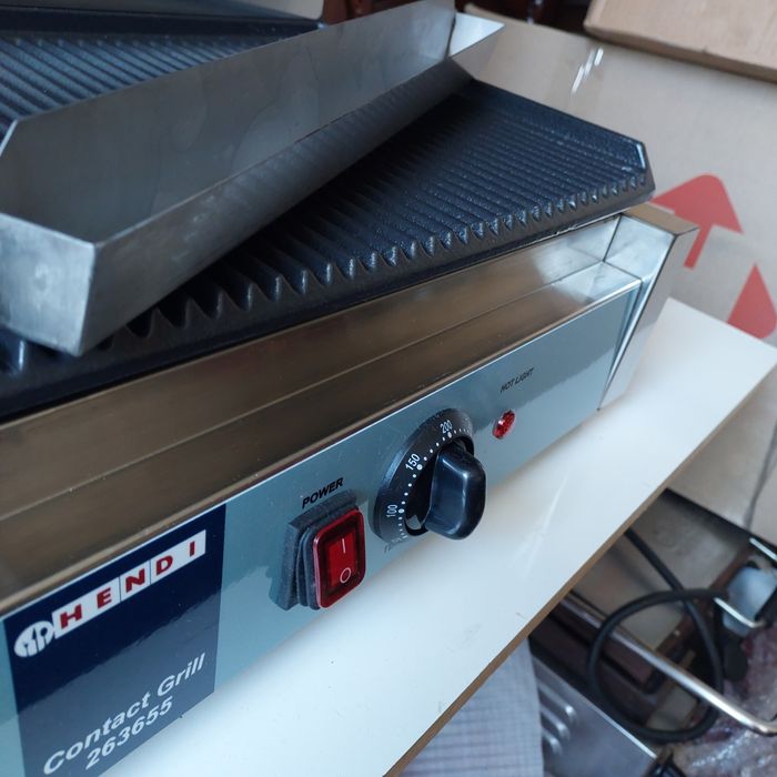 Гриль контактний прижимний професійний Hendi 263655. НОВИЙ!!
