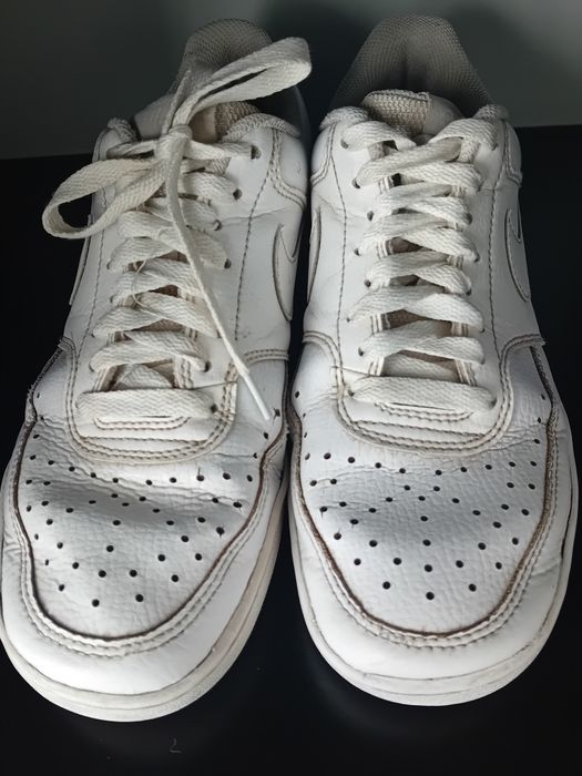 #Nike buty sportowe białe skórzane