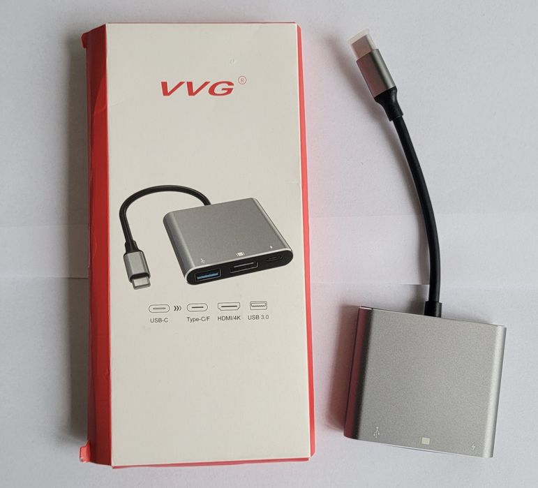 Багатофункціональний адаптер (конвертер) VVG USB-C. Type-c хаб.