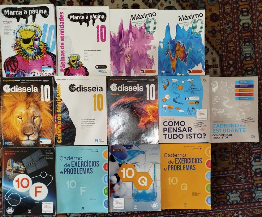 Livros do ensino secundário 10° ano