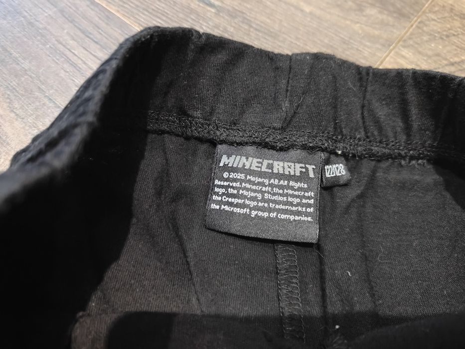 Bawełniane spodenki r. 122/128 Minecraft