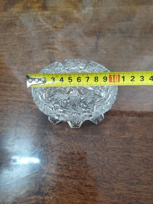 Хрусталь.Шкатулка хрустальная ГДР.