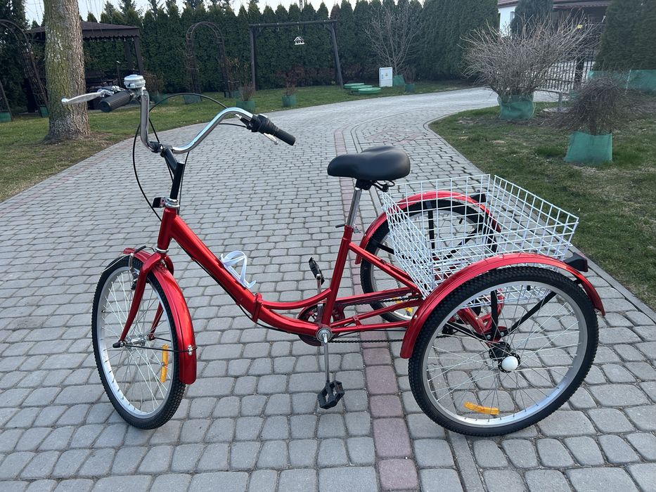 Rower 3 kołowy NOWY z koszykiem