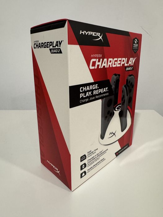 Carregador Comandos Nintendo Switch HyperX Chargeplay Quad 2