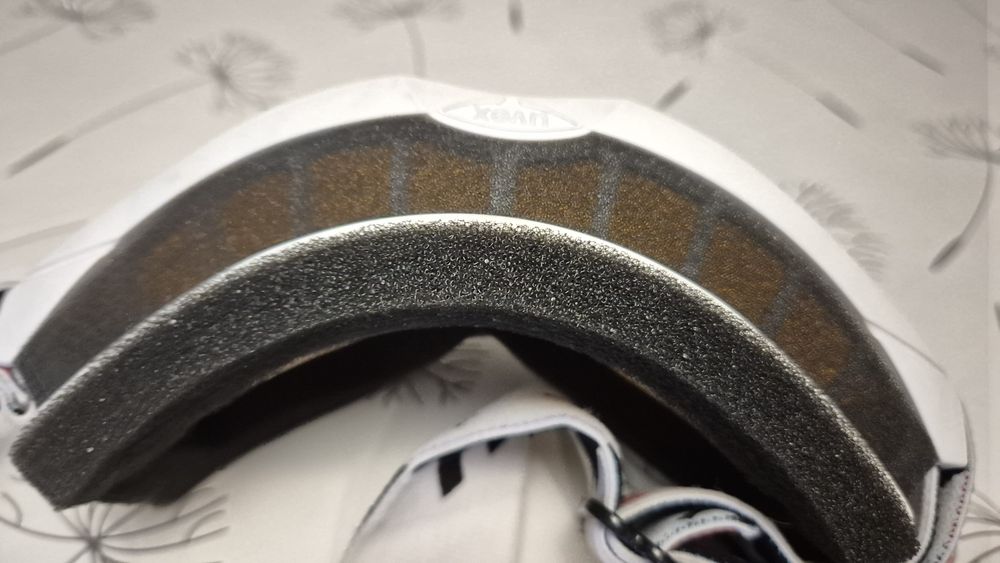 Gogle dziecięce UVEX junior białe