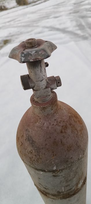 Gaśnica śniegowa na CO2  migomat butla