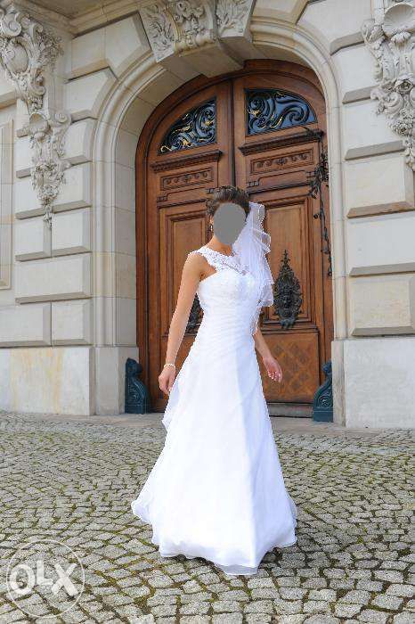 Wyjątkowa suknia ślubna rozmiar S CLASSA KWIAT IDEALNA