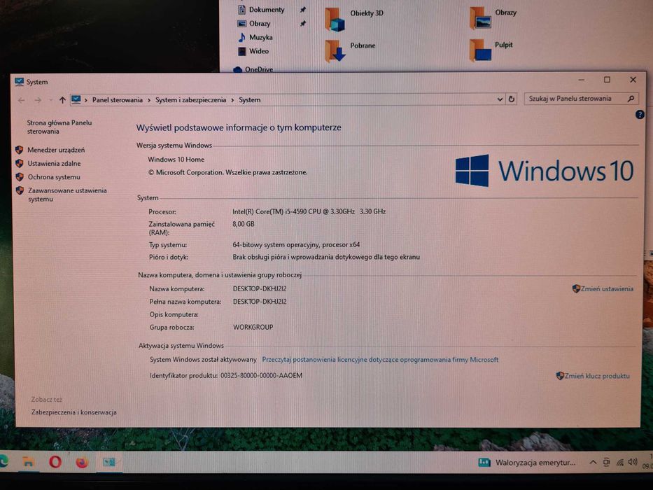 Komputer stacjonarny Dell Fujitsu i5, NVIDIA Quadro, SSD