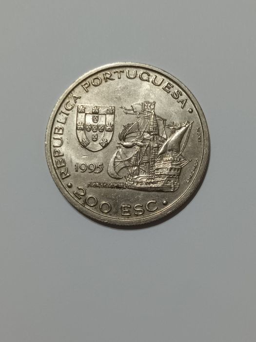 Moeda de 200 escudos da República Portuguesa de 1995