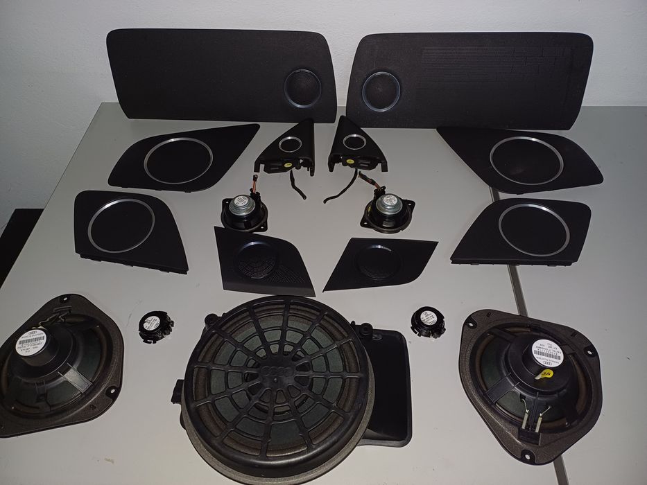 Kit colunas e tampas audi a5 bang