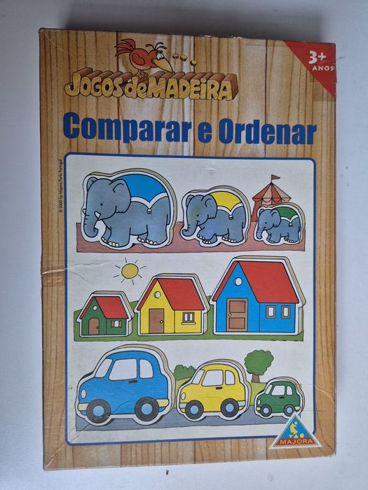 Brinquedo para ensinar a comparar e a ordenar