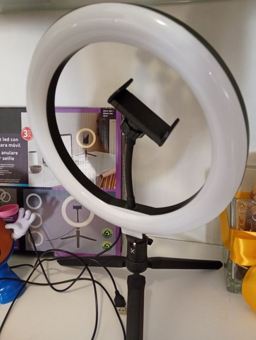 Suporte de Luz para Gravações em Led - Selfies