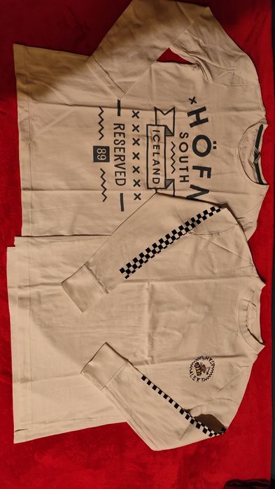 2 koszulki z długim rękawem 152