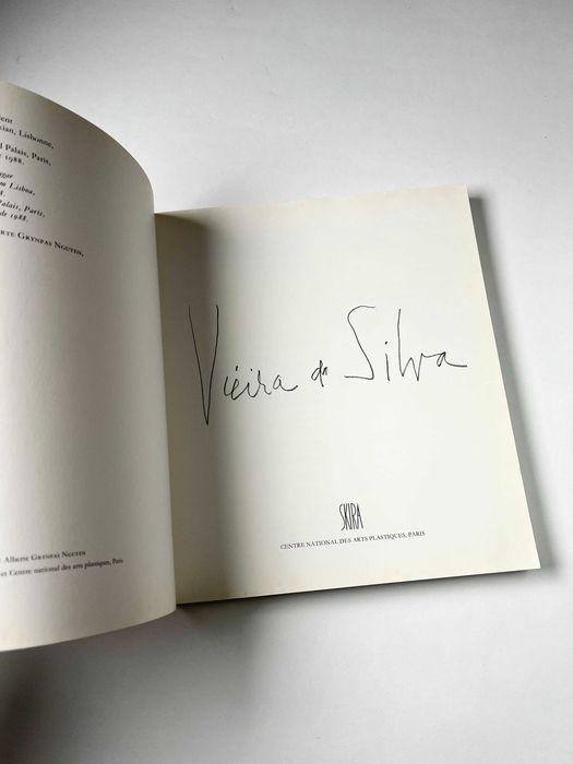 Livro / Catálogo Vieira da Silva 1988 Editions d’Art Albert SKIRA S.A