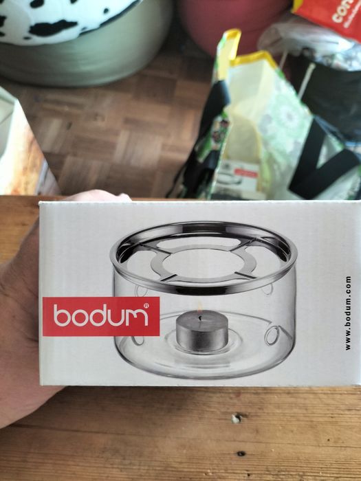 Bodum rechauld de chá em vidro