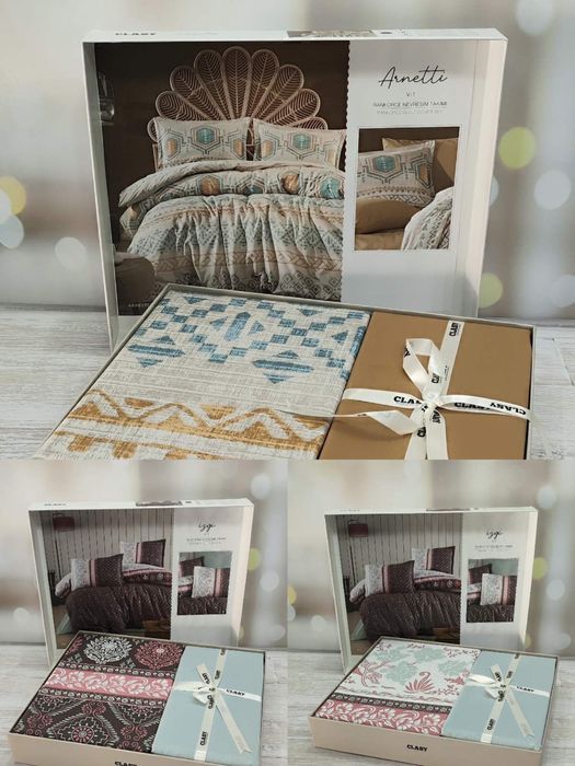 Комплект постельного белья Clasy Ranforce евро размер