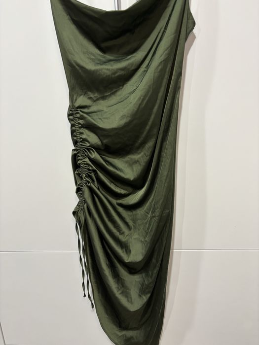 Сукня з сатину довга