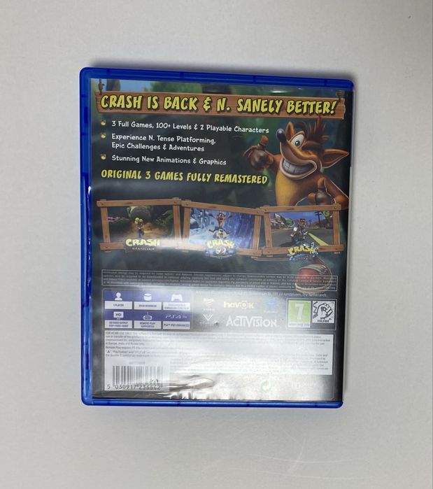 Crash, mass efect i assasins orginals PS4