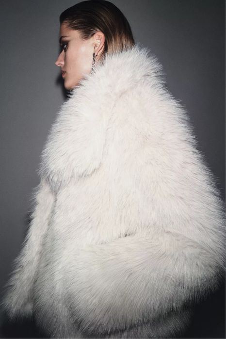 Шуба ZARA размер L (будет и на М ) новая!