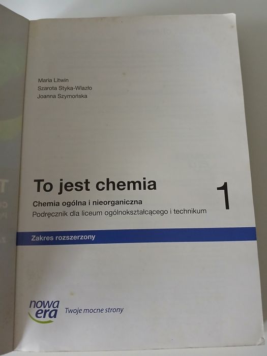 To jest chemia 1  zakres rozszerzony