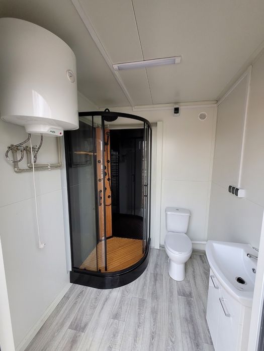 Kontener sanitarny prysznic wc lazienka pawilon