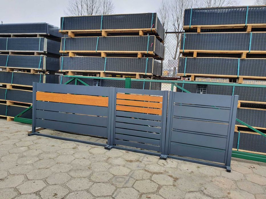 POLSKA PRODUKCJA ! Ogrodzenia panelowe 203 cm, Fi 4, 3D - komplet !