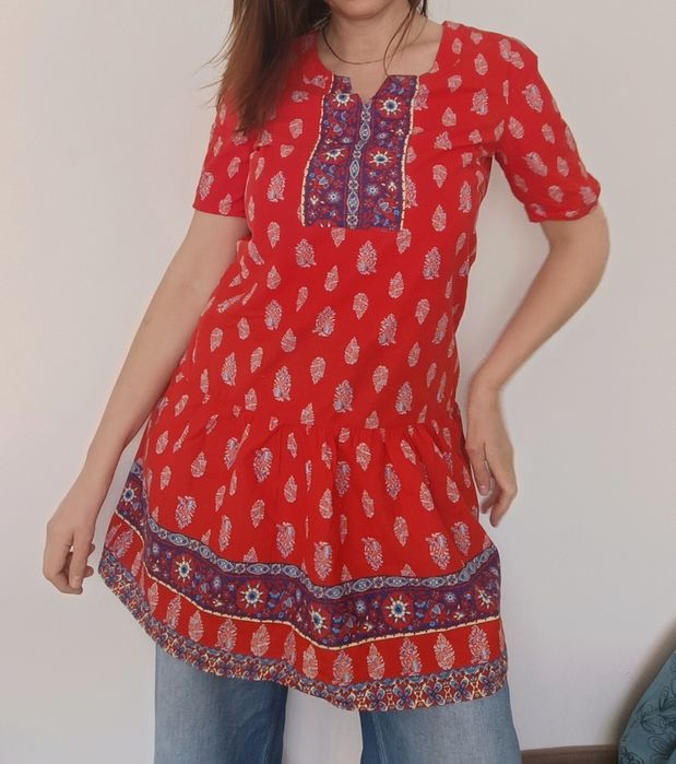 Etno boho sukienka/tunika rozm.38 Promod