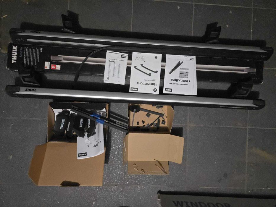 Volvo XC60 Belki Thule Slidebar 891, evo flush rail 710600, KIT 186015