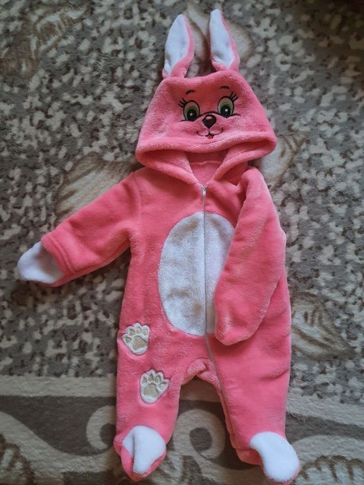 Плюшевий зайчик на виписку