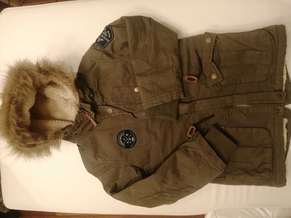 Kurtka zimowa parka Reserved, 134, stan bdb