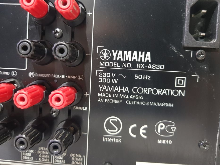 7.1AV Преміум ресивер Yamaha RX-A830, 7х160Вт,4K,HDMI,AirPlay,Flac