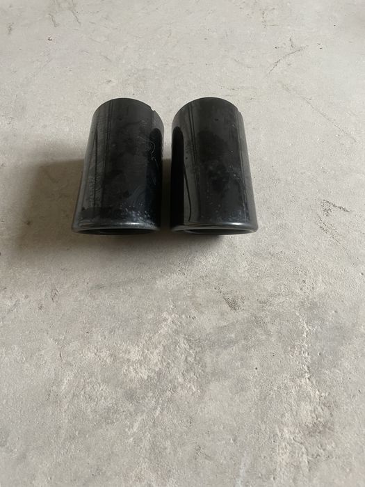 Nakładki na wydech Audi a4 b8, b9 S Line Black