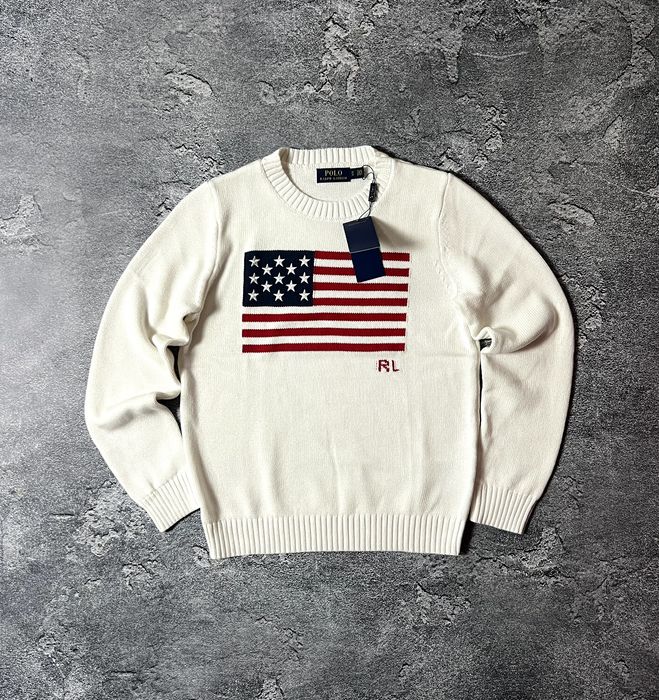 Білий в'язаний світер Polo Ralph Lauren USA,usa,америка,поло ральф
