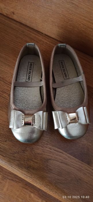 Дитячі балетки, туфлі для дівчаток, River Island, розмір 7/24
