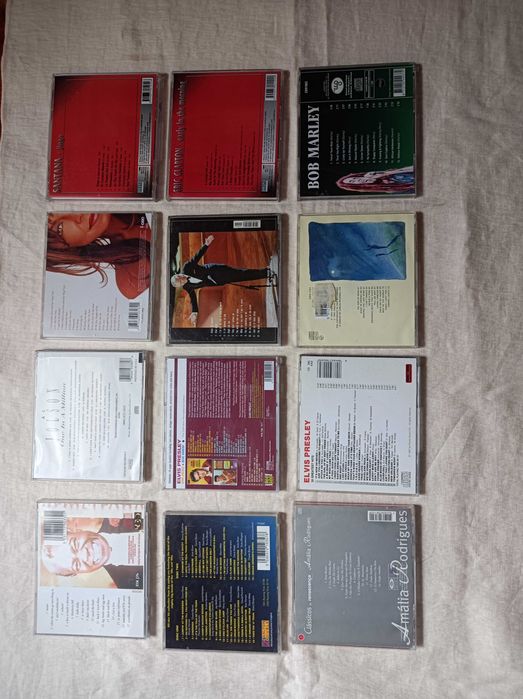 CDs, 22 unidades (alguns duplos e triplos), rock, jazz, colectanias