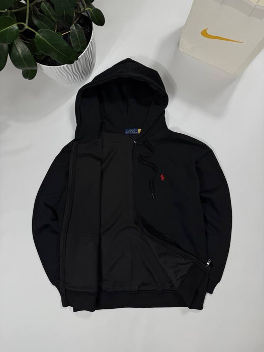 Zip худі Polo Ralph Lauren чорне | Стильне