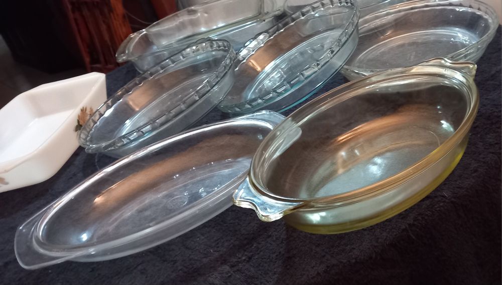Travessas/Assadeiras em Vidro Pirex
