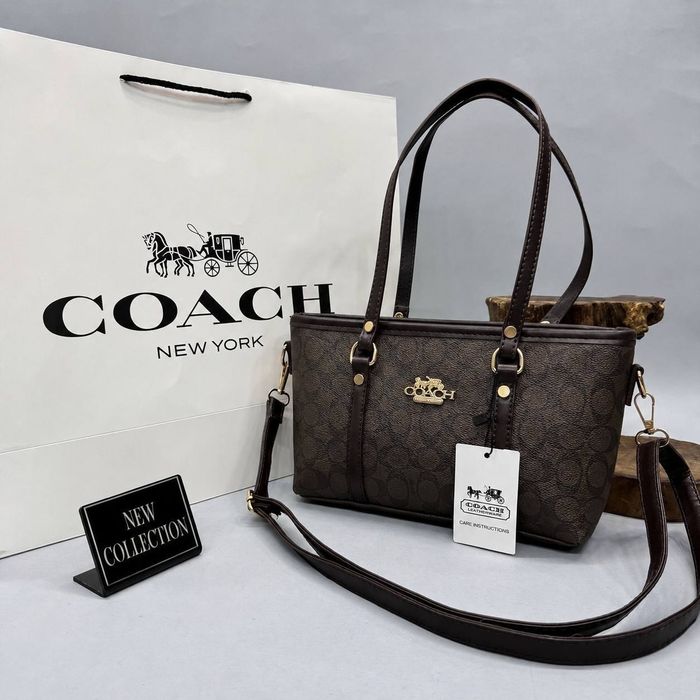 Брендова Жіноча сумка Тоут Coach Tote мини Шопер