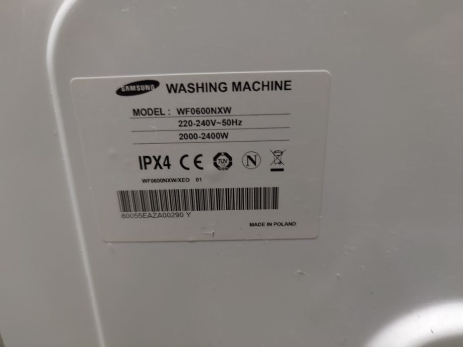 Pralka Samsung WF0600NXW 6Kg, na części lub w całości