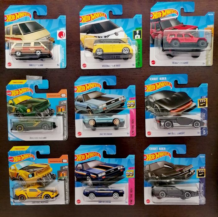 Hot Wheels Novos. Vários, Mainline. Escala 1/64