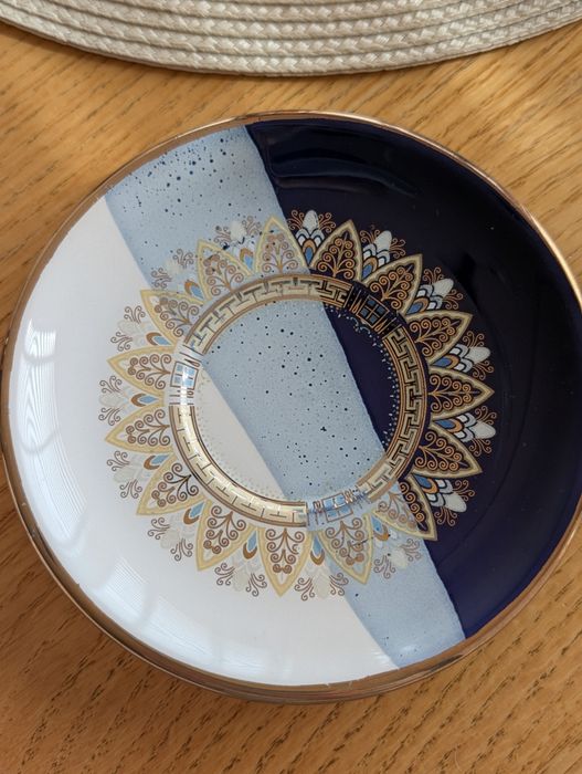 Filiżanki do kawy Handmade Grecce 24k zlote