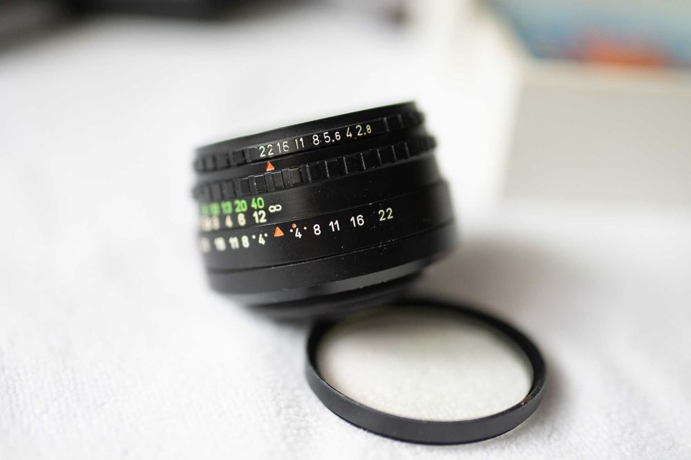 DOMIPLAN 2,8/50mm Meyer-Optik Görlitz automatic lens DOSKONAŁY