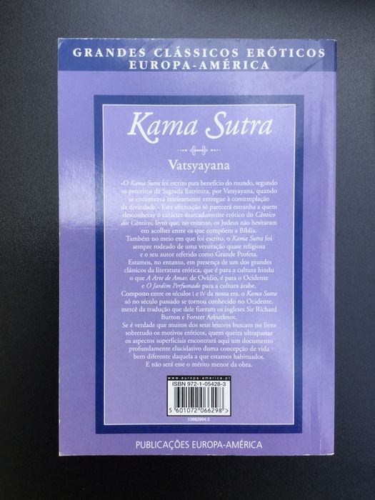 Kama Sutra livro sem manueamenro