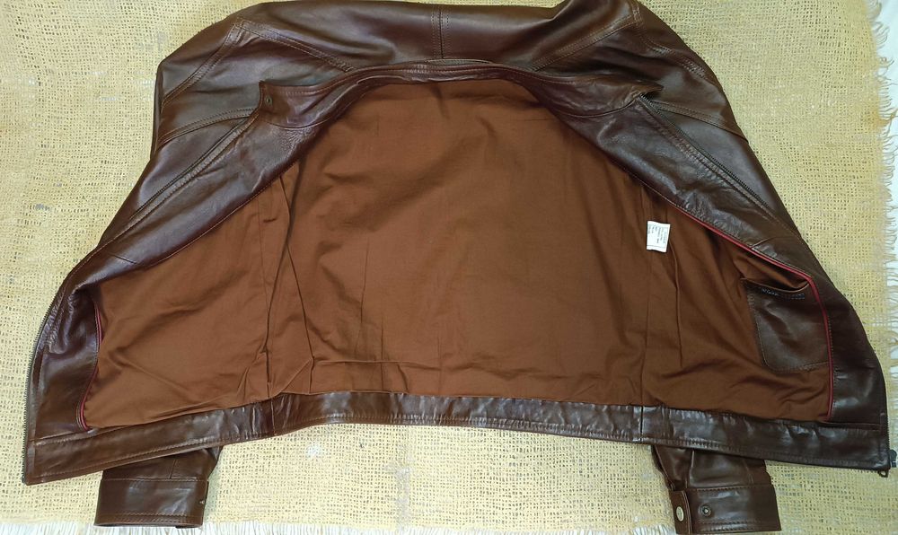 Кожаная куртка Flora Piel Италия натуральная кожа 48-50 размер