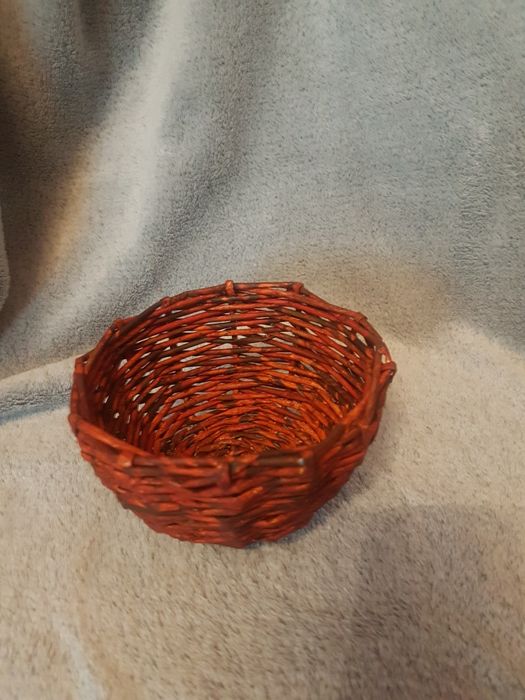 Rękodzieło koszyki wiklina papierowa