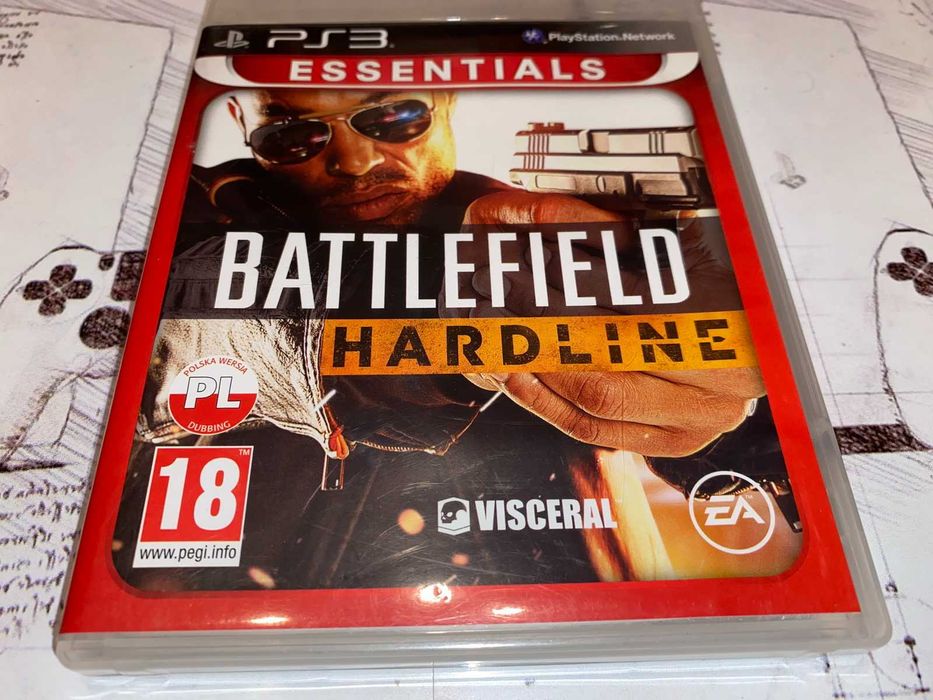 Battlefield Hardline Ps3 polska wersja dubbing bez rys