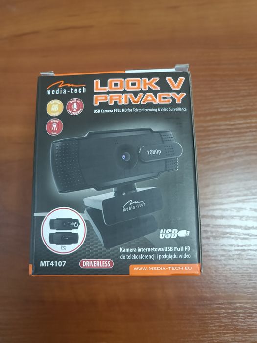 Веб-камера Media-Tech LOOK V Privacy Full HD